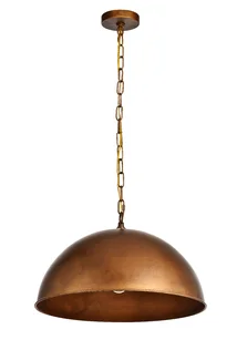 Copper Red Dome Light Fixture - Ref.1813