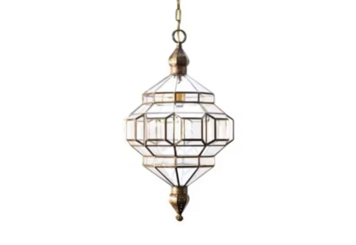 Moroccan Glass Ceiling Lamp - Ref. 1139
