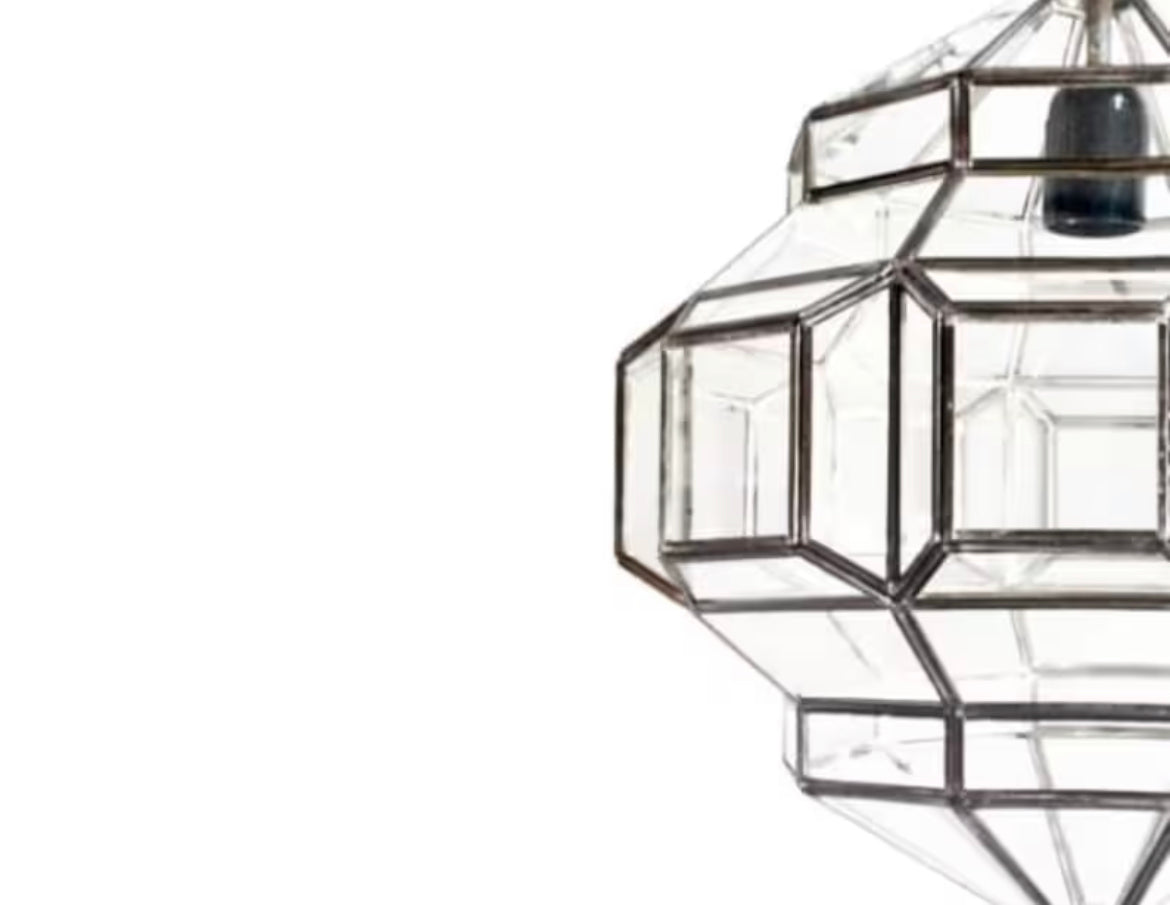Moroccan Glass Ceiling Lamp - Ref. 1139