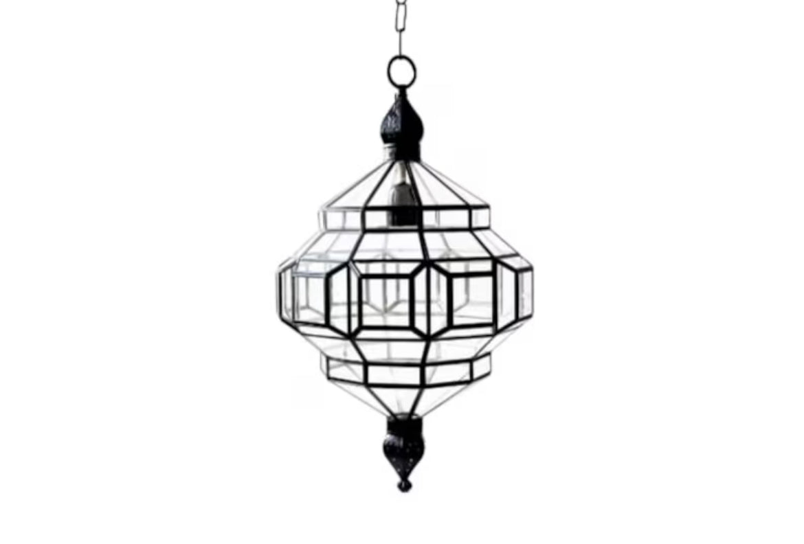 Moroccan Glass Ceiling Lamp - Ref. 1139