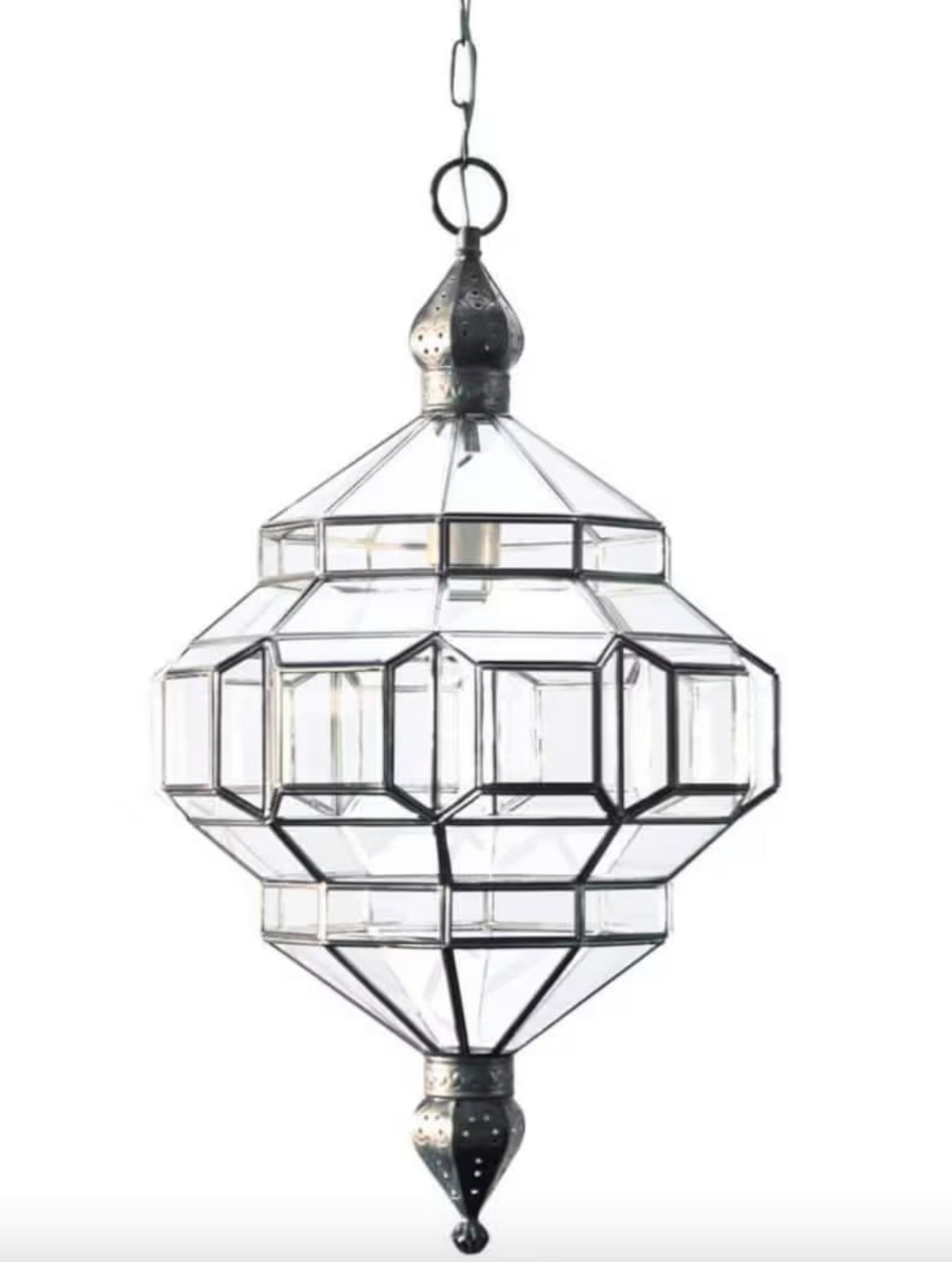 Moroccan Glass Ceiling Lamp - Ref. 1139