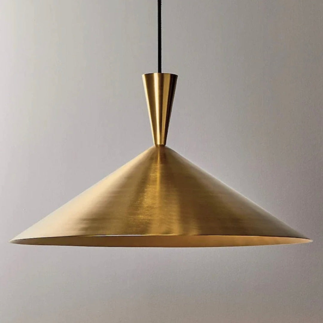Ceiling Light Fixture - Gold, White & Black Brass - Ref. 1809