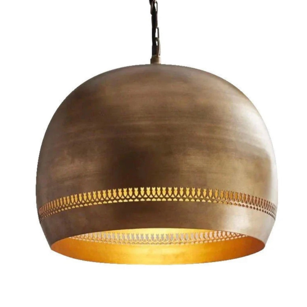 Dome Brass Light Fixture  - Ref.1811