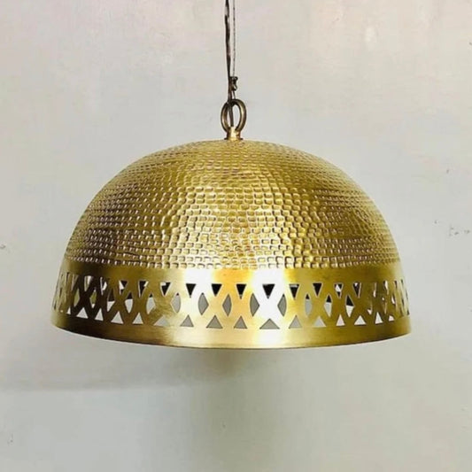 Gold Brass Dome Light Fixture - Ref. 1824