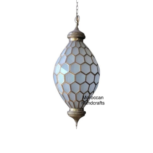 Moroccan Glass Ceiling Lamp  - Ref. 1170