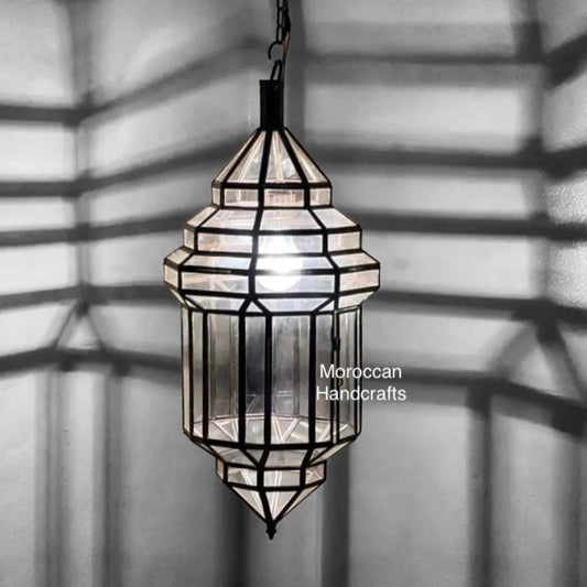Moroccan Glass Ceiling Lamp  - Ref. 1171