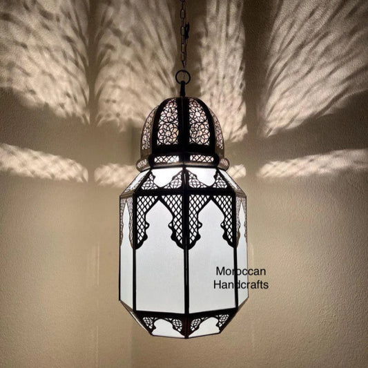Moroccan Glass Ceiling Lamp  - Ref. 1174